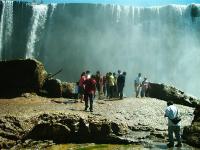 tomando el roc�o en el Salto del Laja